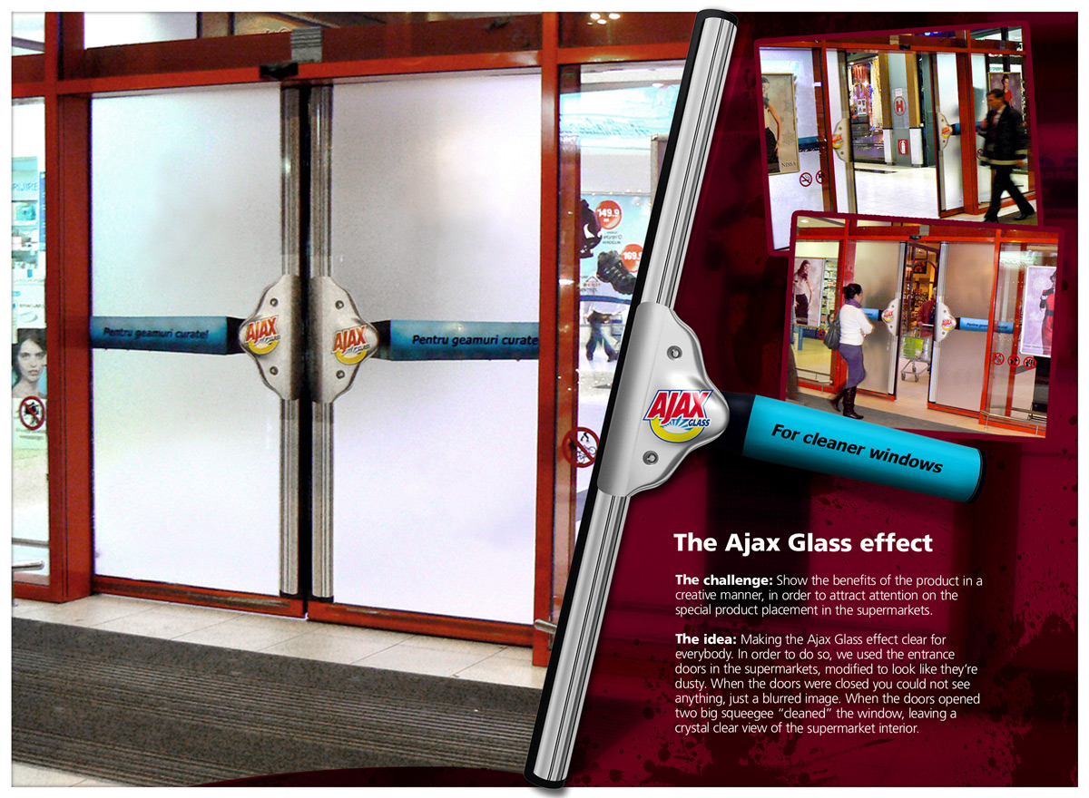 Ajax glass board Идеальная чистота по партизански