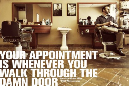 universal barber shop appointment